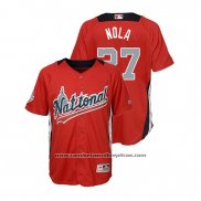 Camiseta Beisbol Nino All Star Aaron Nola 2018 Home Run Derby National League Rojo