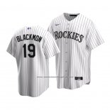 Camiseta Beisbol Nino Colorado Rockies Charlie Negromon Replica Primera 2020 Blanco