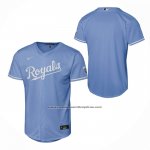 Camiseta Beisbol Nino Kansas City Royals Alterno Stadium Azul Claro