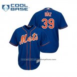 Camiseta Beisbol Nino New York Mets Edwin Diaz Cool Base Alterno Azul