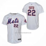 Camiseta Beisbol Nino New York Mets Juan Soto Primera Limited Blanco