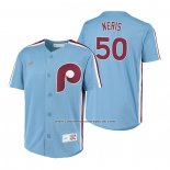 Camiseta Beisbol Nino Philadelphia Phillies Hector Neris Cooperstown Collection Road Azul