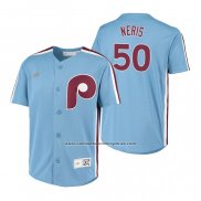 Camiseta Beisbol Nino Philadelphia Phillies Hector Neris Cooperstown Collection Road Azul
