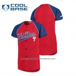 Camiseta Beisbol Nino Philadelphia Phillies Personalizada Stitches Rojo Azul