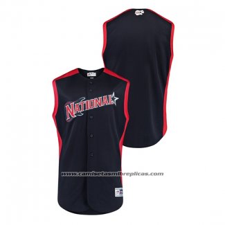 Camiseta Beisbol Hombre 2019 All Star National League Workout Azul