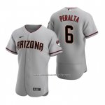 Camiseta Beisbol Hombre Arizona Diamondbacks David Peralta Autentico 2020 Road Gris Camiseta Beisbol Hombre Arizona Diamondbacks David Peralta Autentico 2020 Road Gris