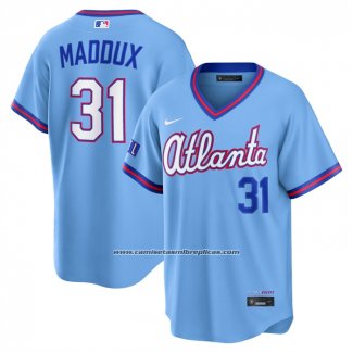 Camiseta Beisbol Hombre Atlanta Braves Greg Maddux City Connect 2026 Stadium Azul
