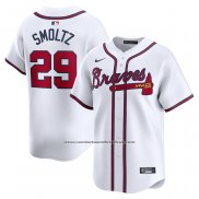Camiseta Beisbol Hombre Atlanta Braves John Smoltz Primera Limited Blanco