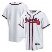Camiseta Beisbol Hombre Atlanta Braves Primera Big & Tall Replica Blanco