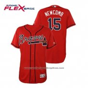Camiseta Beisbol Hombre Atlanta Braves Sean Newcomb Flex Base Autentico Collezione Alterno 2019 Rojo