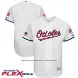 Camiseta Beisbol Hombre Baltimore Orioles 2017 Estrellas Y Rayas Blanco Flex Base