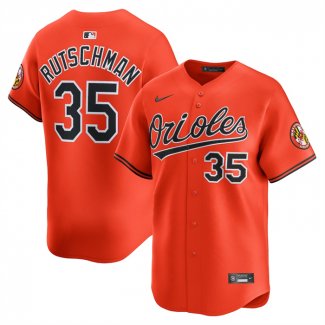 Camiseta Beisbol Hombre Baltimore Orioles Adley Rutschman Alterno Limited Naranja