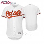 Camiseta Beisbol Hombre Baltimore Orioles Blank Blanco Flex Base Autentico Collection