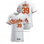 Camiseta Beisbol Hombre Baltimore Orioles Renato Nunez Authentic Blanco