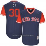 Camiseta Beisbol Hombre Boston Red Sox 2017 Little League World Series Chris Young Azul