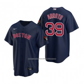 Camiseta Beisbol Hombre Boston Red Sox Christian Arroyo Replica Azul