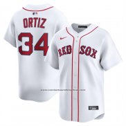 Camiseta Beisbol Hombre Boston Red Sox David Ortiz Primera Limited Blanco