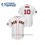 Camiseta Beisbol Hombre Boston Red Sox David Price 2019 Gold Program Cool Base Blanco