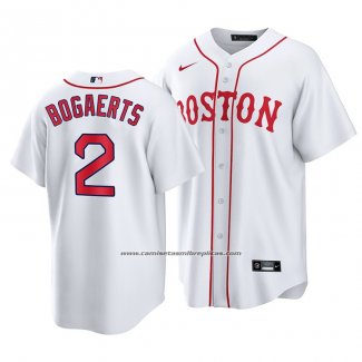 Camiseta Beisbol Hombre Boston Red Sox Xander Bogaerts Replica 2021 Blanco