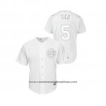 Camiseta Beisbol Hombre Chicago Cubs Albert Almora Jr 2019 Players Weekend Tico Replica Blanco Camiseta Beisbol Hombre Chicago Cubs Albert Almora Jr 2019 Players Weekend Tico Replica Blanco