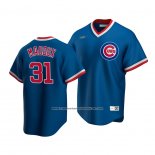 Camiseta Beisbol Hombre Chicago Cubs Greg Maddux Cooperstown Collection Road Azul