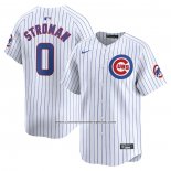 Camiseta Beisbol Hombre Chicago Cubs Marcus Stroman Primera Limited Blanco