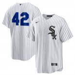 Camiseta Beisbol Hombre Chicago White Sox 2025 Jackie Robinson Day Primera Replica Blanco