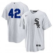 Camiseta Beisbol Hombre Chicago White Sox 2025 Jackie Robinson Day Primera Replica Blanco