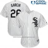 Camiseta Beisbol Hombre Chicago White Sox 26 Avisail Garcia Blanco Cool Base