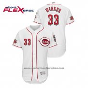 Camiseta Beisbol Hombre Cincinnati Reds Jesse Winker Flex Base Blanco