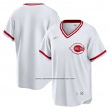 Camiseta Beisbol Hombre Cincinnati Reds Primera Cooperstown Collection Blanco