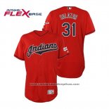 Camiseta Beisbol Hombre Cleveland Indians Danny Salazar 2019 All Star Patch Flex Base Rojo