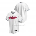 Camiseta Beisbol Hombre Cleveland Indians Replica Primera Blanco