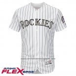 Camiseta Beisbol Hombre Colorado Rockies Blank Blanco Flex Base Autentico Collection
