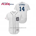 Camiseta Beisbol Hombre Detroit Tigers Christin Stewart Flex Base Blanco