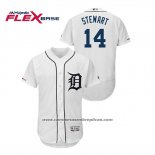 Camiseta Beisbol Hombre Detroit Tigers Christin Stewart Flex Base Blanco