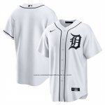 Camiseta Beisbol Hombre Detroit Tigers Primera Replica Blanco1