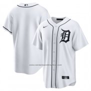 Camiseta Beisbol Hombre Detroit Tigers Primera Replica Blanco1