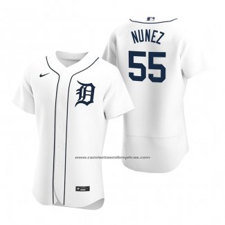 Camiseta Beisbol Hombre Detroit Tigers Renato Nunez Autentico Primera Blanco