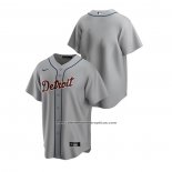 Camiseta Beisbol Hombre Detroit Tigers Replica Road Gris