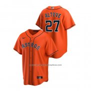 Camiseta Beisbol Hombre Houston Astros Jose Altuve Replica Alterno Naranja