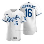 Camiseta Beisbol Hombre Kansas City Royals Andrew Benintendi 2022 Autentico Blanco