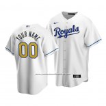 Camiseta Beisbol Hombre Kansas City Royals Personalizada Replica Cool Base Primera Blanco