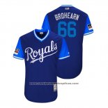 Camiseta Beisbol Hombre Kansas City Royals Ryan O'hearn 2018 LLWS Players Weekend Brohearn Azul