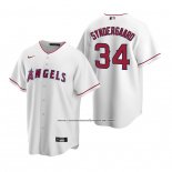 Camiseta Beisbol Hombre Los Angeles Angels Noah Syndergaard Replica Primera Blanco
