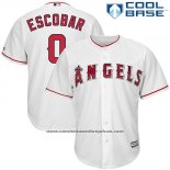 Camiseta Beisbol Hombre Los Angeles Angels Yunel Escobar Blanco Cool Base