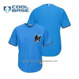 Camiseta Beisbol Hombre Miami Marlins Cool Base Personalizada 2019 Azul