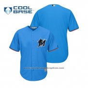 Camiseta Beisbol Hombre Miami Marlins Cool Base Personalizada 2019 Azul