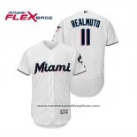 Camiseta Beisbol Hombre Miami Marlins J.t. Realmuto Flex Base Autentico Collection Primera 2019 Blanco