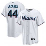 Camiseta Beisbol Hombre Miami Marlins Jesus Luzardo Primera Replica Blanco